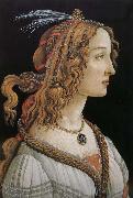 Sandro Botticelli Woman as china oil painting artist